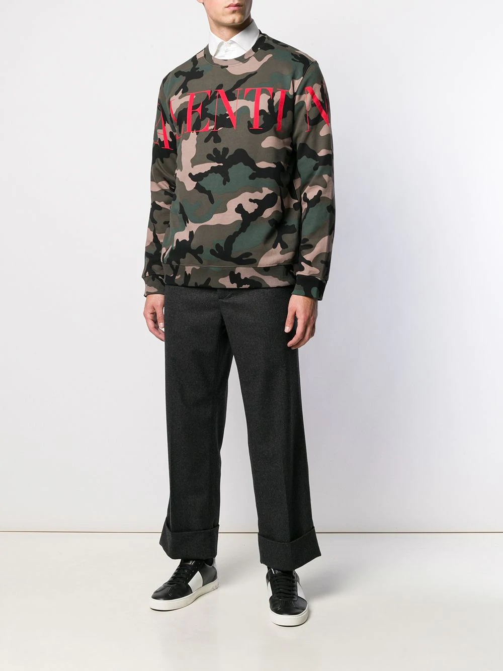 logo camouflage sweatshirt - 2