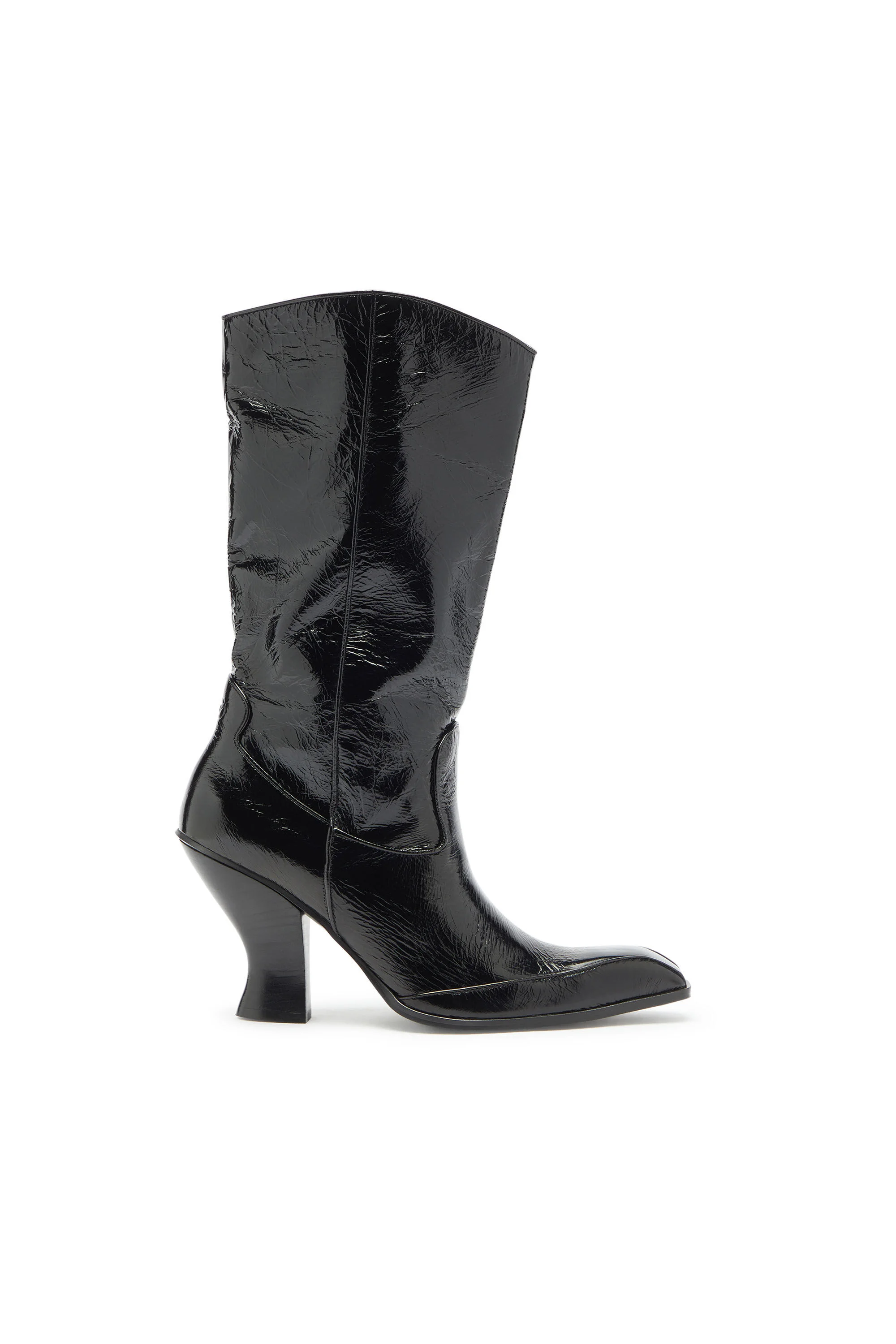 D-LUFFY - KNEE-HIGH BOOTS IN PATENT LEATHER - 1