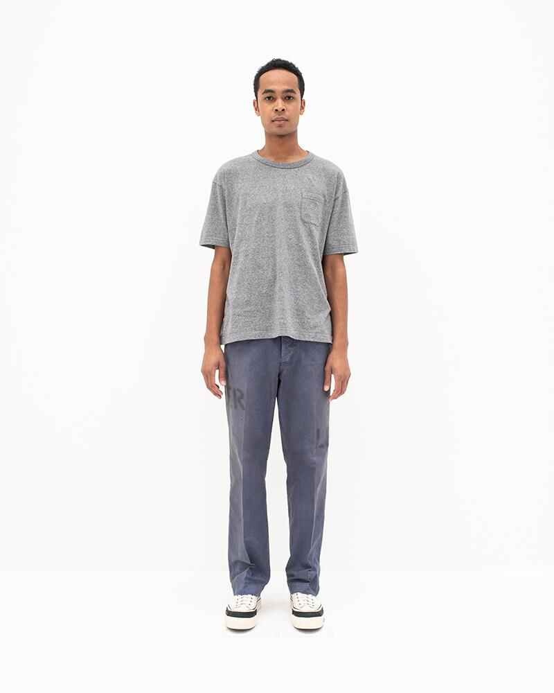 visvim CHINO PANTS HW DMGD BLUE | REVERSIBLE