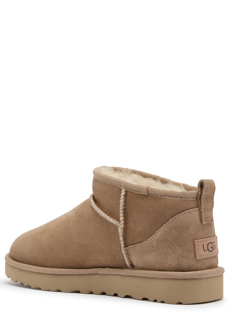 UGG Classic Ultra Mini suede ankle boots outlook