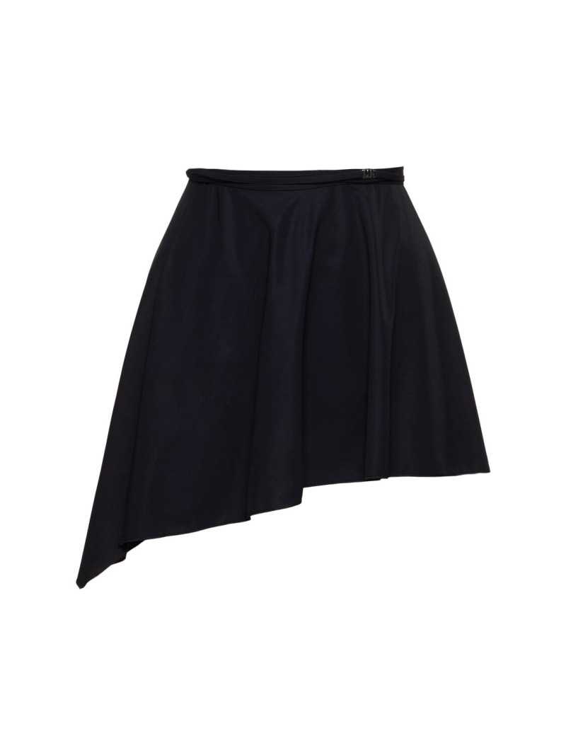 Icon lycra mini sarong skirt - 1