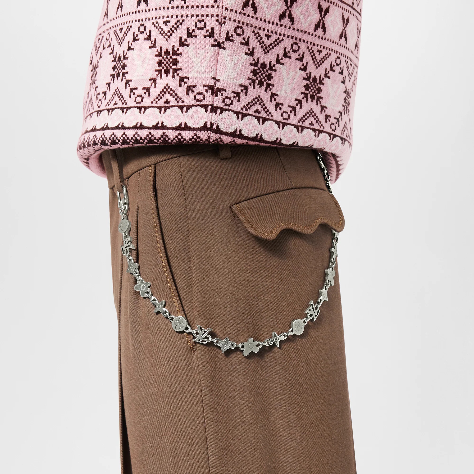 Monogram Craggy Belt Chain and Bag Charm - 3