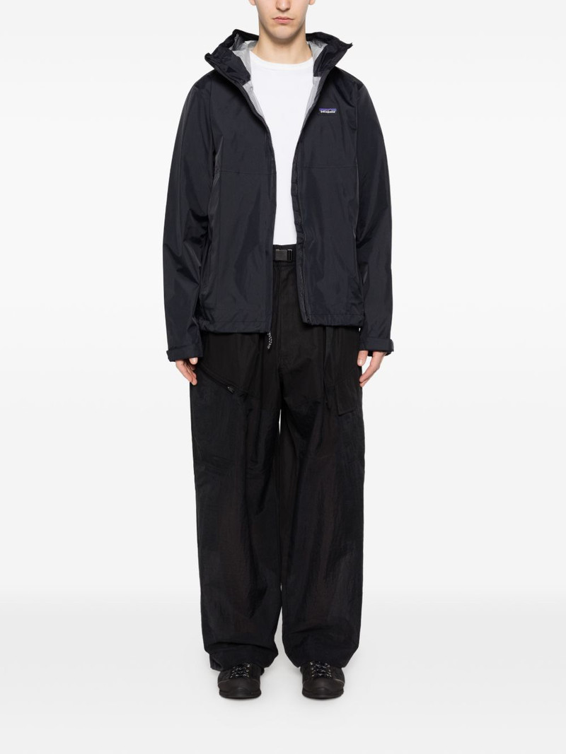 Patagonia logo-patch hooded jacket outlook