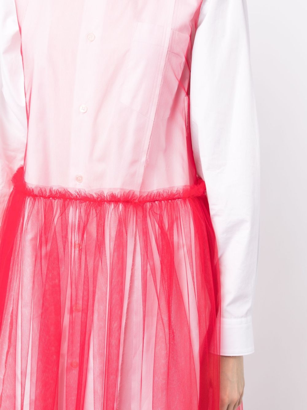 round-neck sleeveless midi dress - 5
