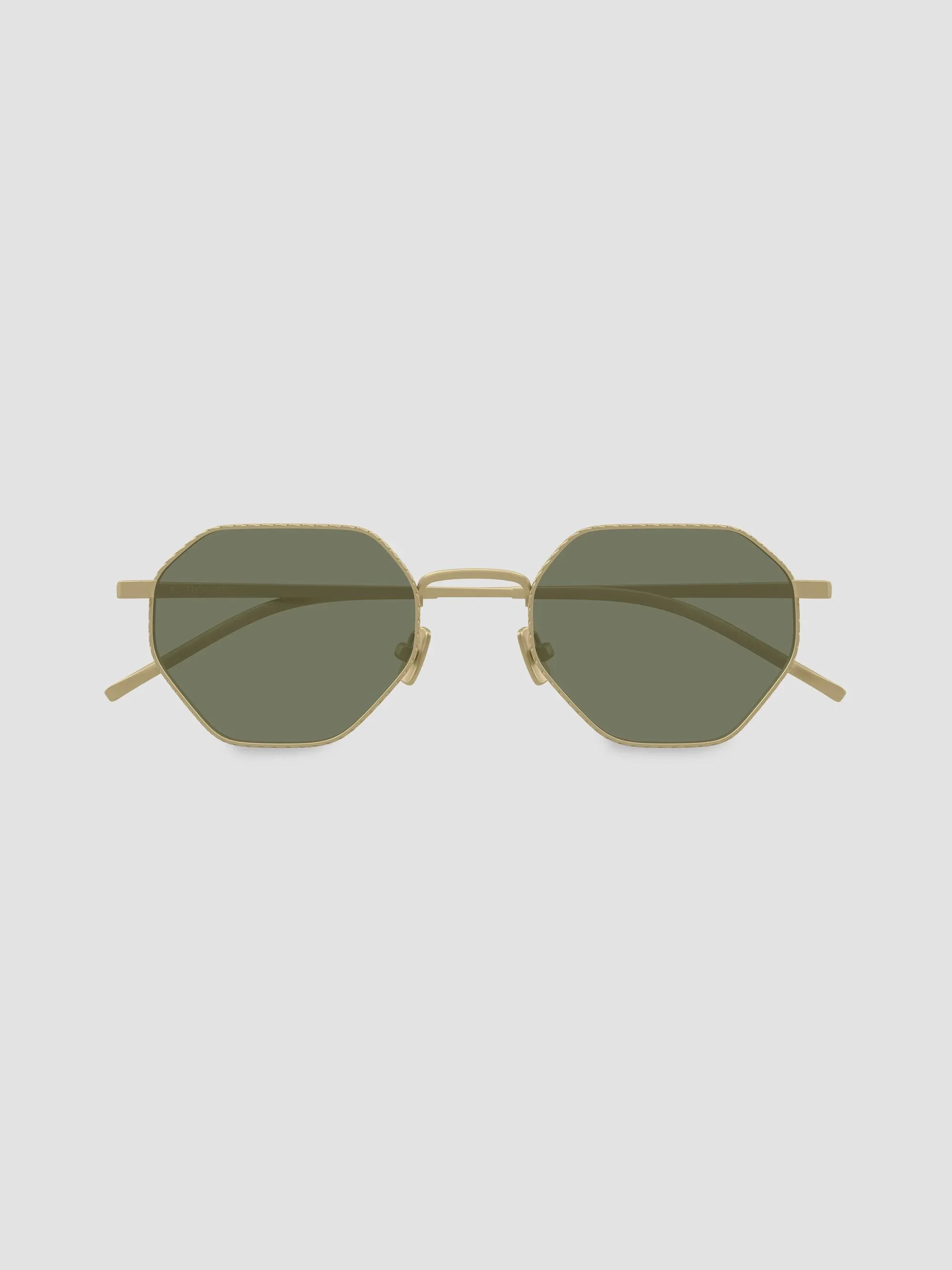 Men's 51MM Geometric Sunglasses - Bronze Green - 1
