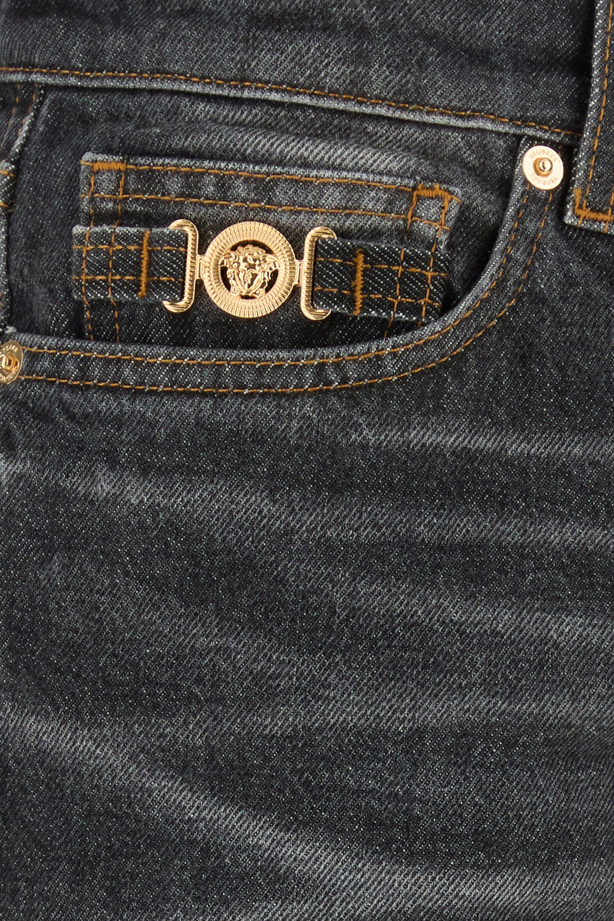 Black denim jeans - 3