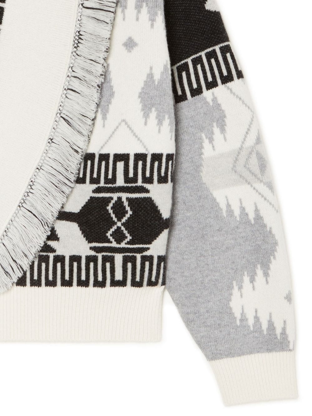 Icon jacquard cardigan bomber - 7