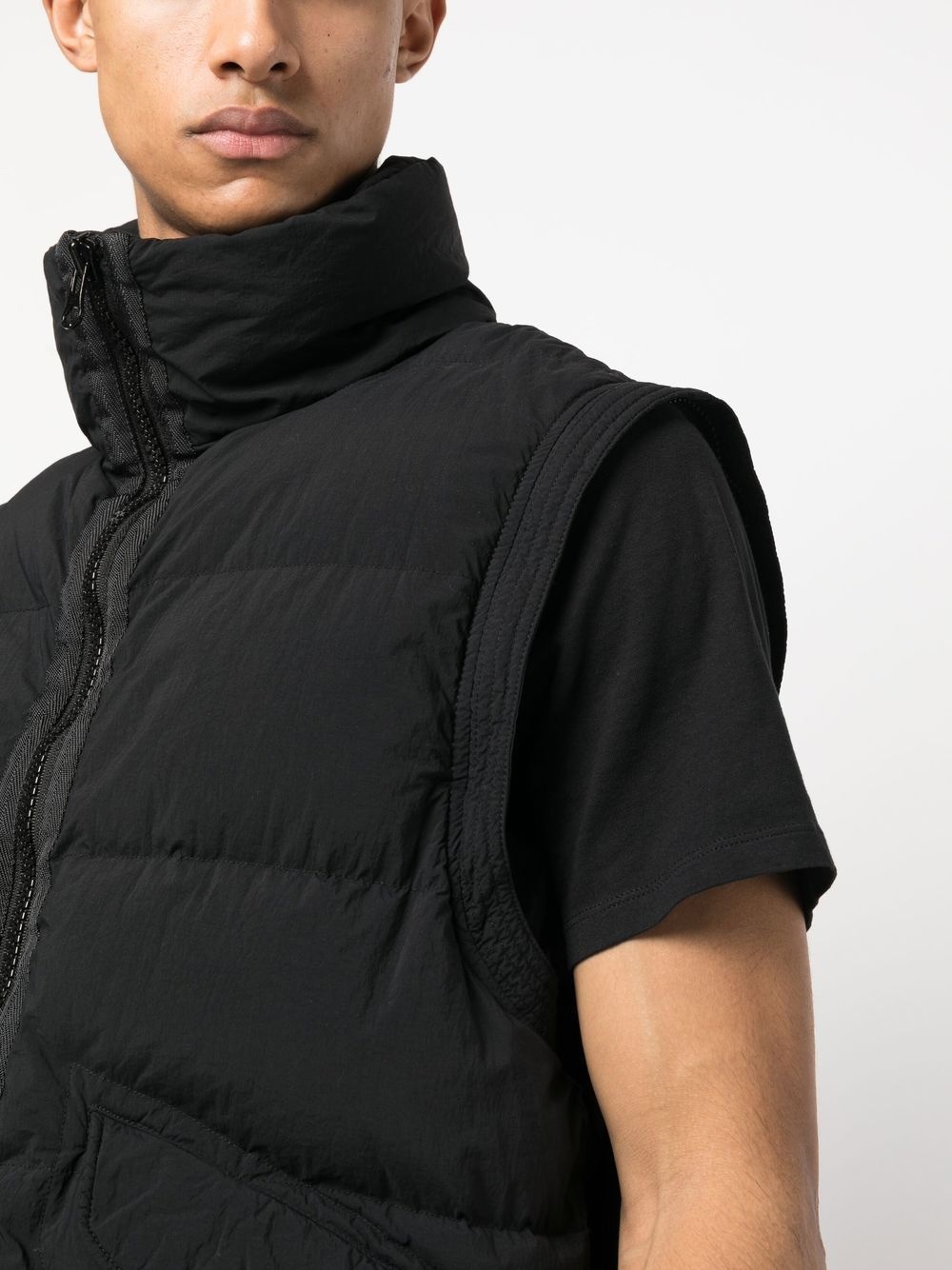high-neck padded jacket - 6