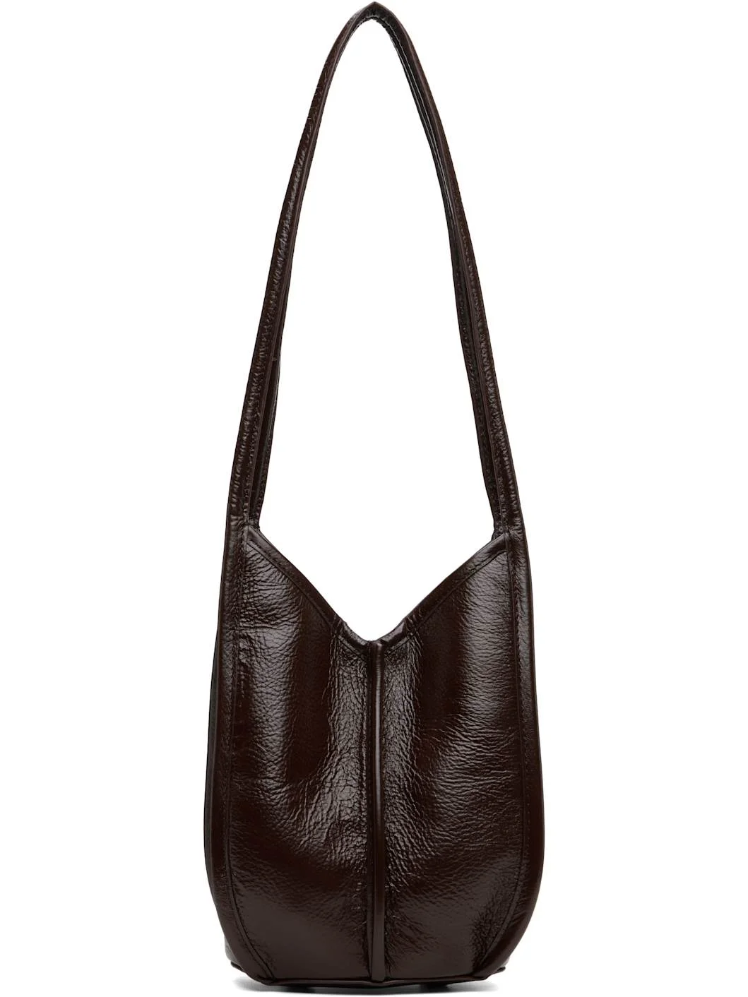 Brown Calella Bucket Leather Bag - 1
