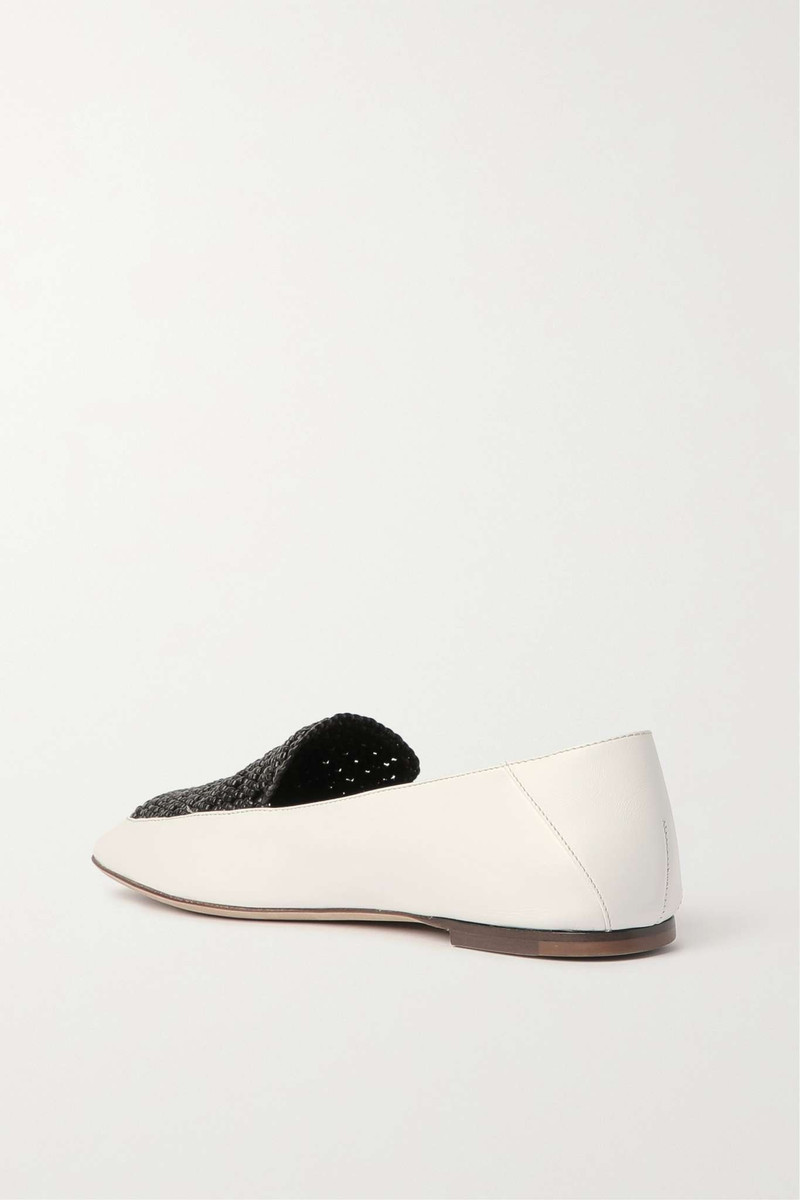 Olene two-tone leather loafers 3