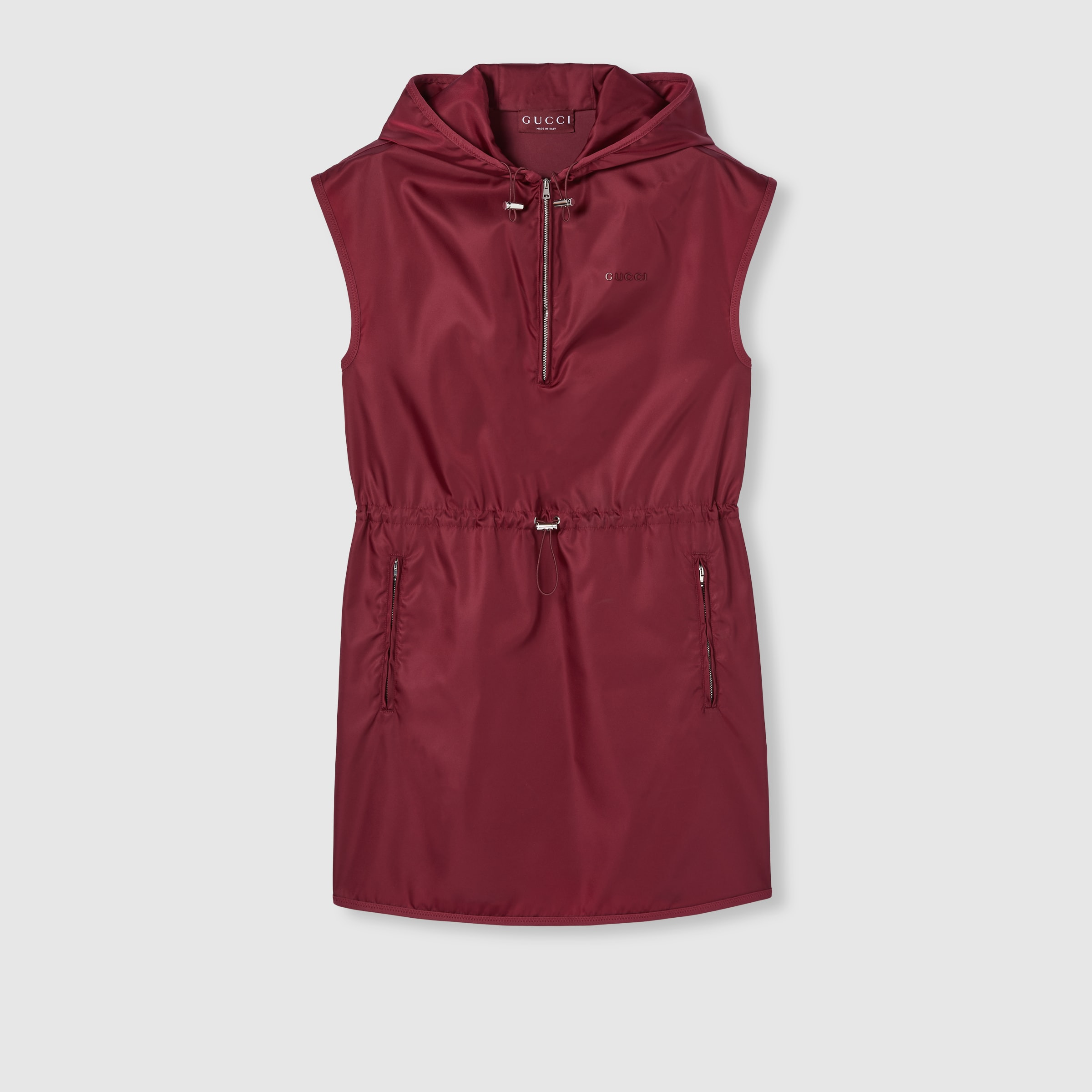 Fine nylon dress with logo - 1