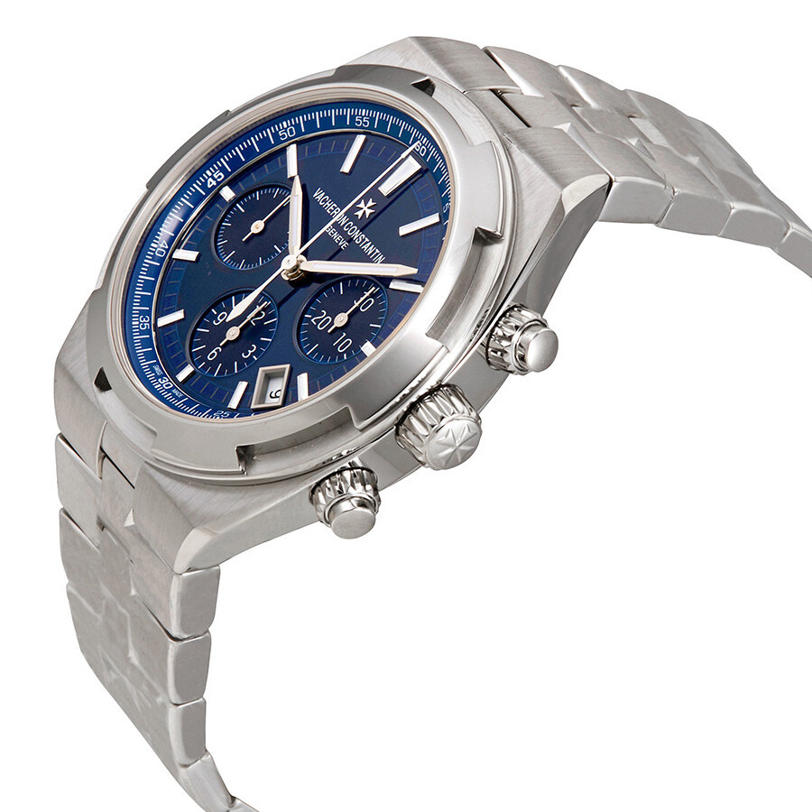 Pre-owned Vacheron Constantin Overseas Chronograph Blue Dial Men's Watch 5500V/110A-B148 - 2