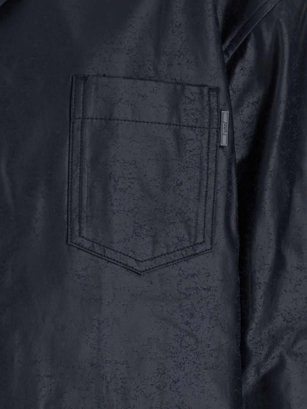 tailored-collar coated cotton shirt - 3
