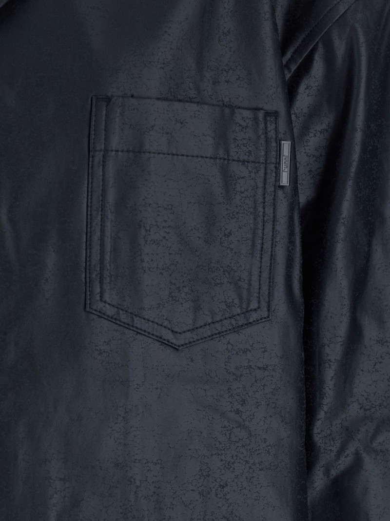 tailored-collar coated cotton shirt 3