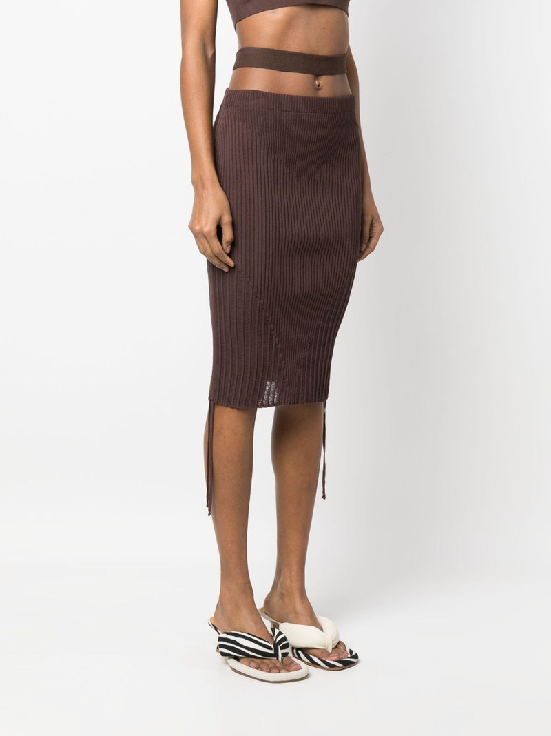 ribbed-knit pencil skirt 3