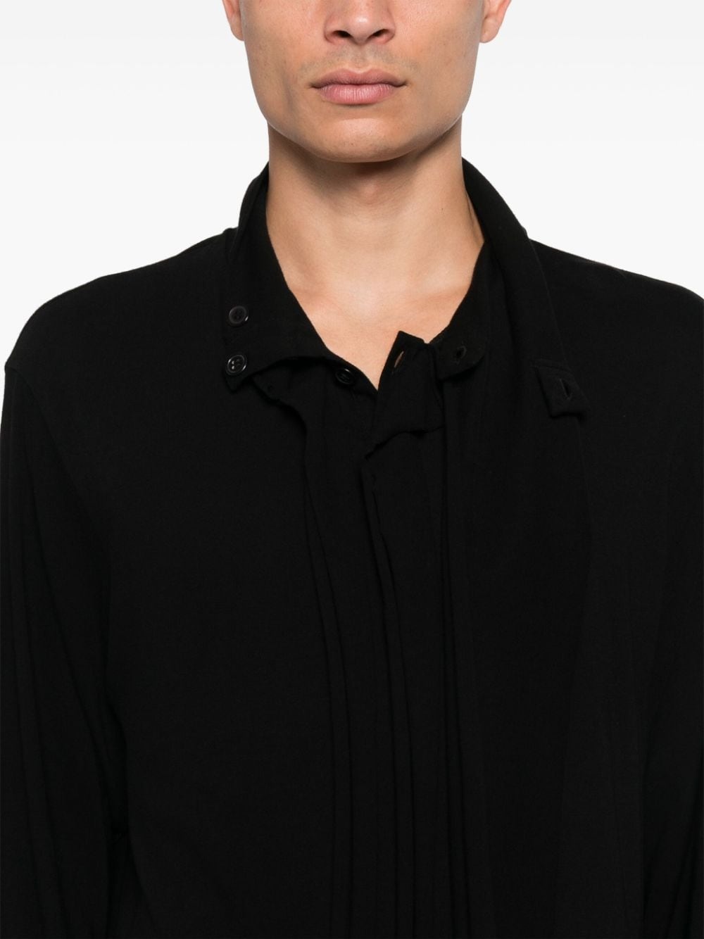 asymmetric-design polo shirt - 4