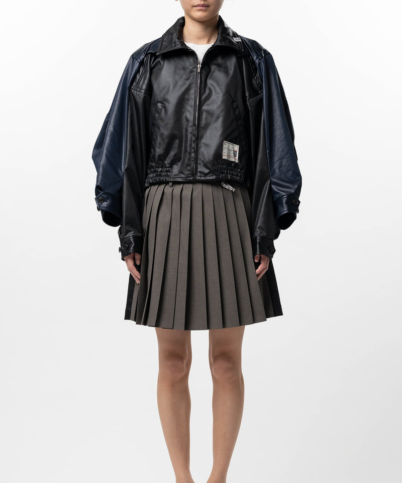 Double Sleeve Zip-up Jacket 1