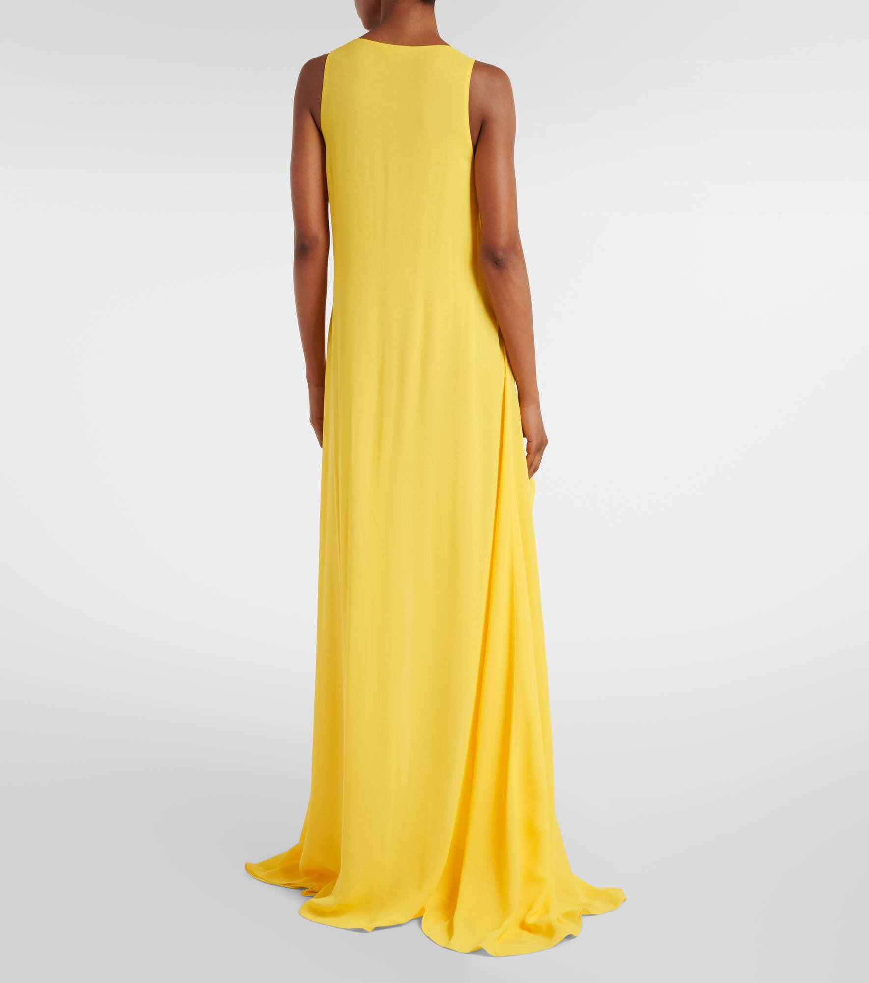 Ruffled georgette maxi dress - 3