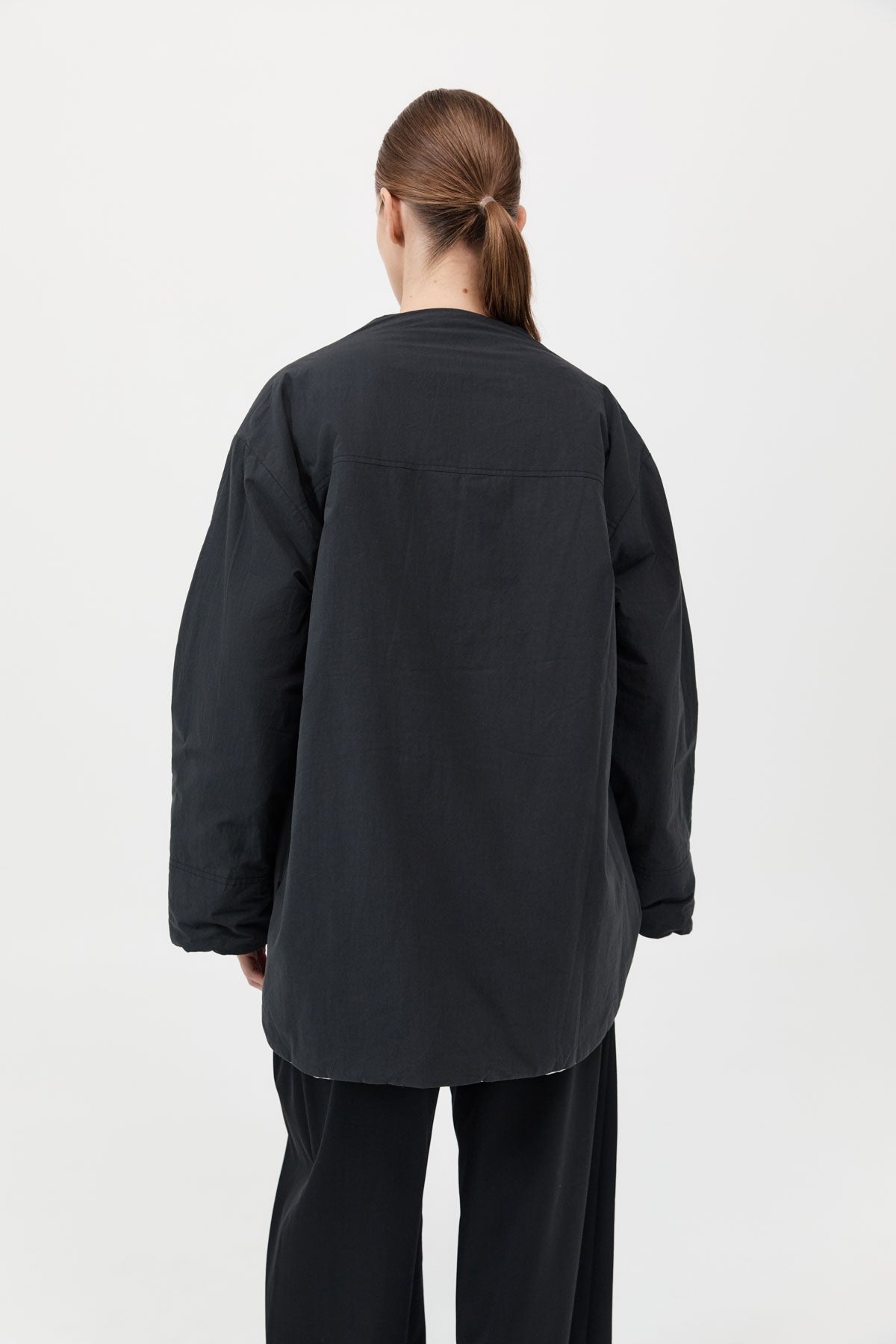 Reversible Pillow Jacket - Black/Cloud - 7