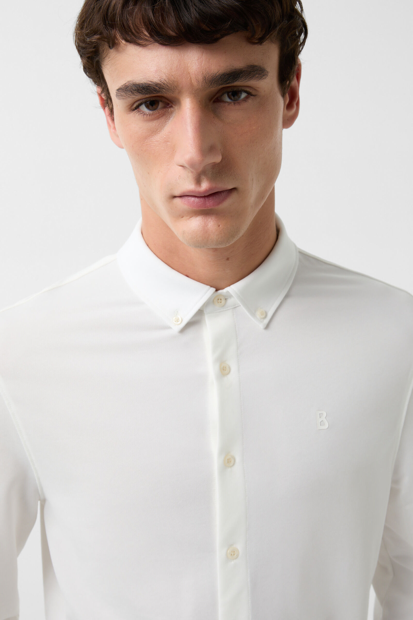 Piqué shirt Franz in Off-White - 4
