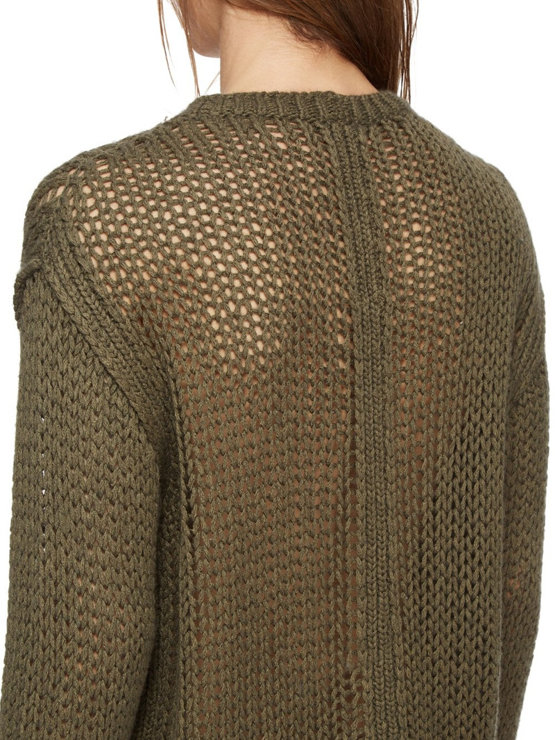 Las Palmas Open-Knit Cashmere and Silk-Blend Sweater 5