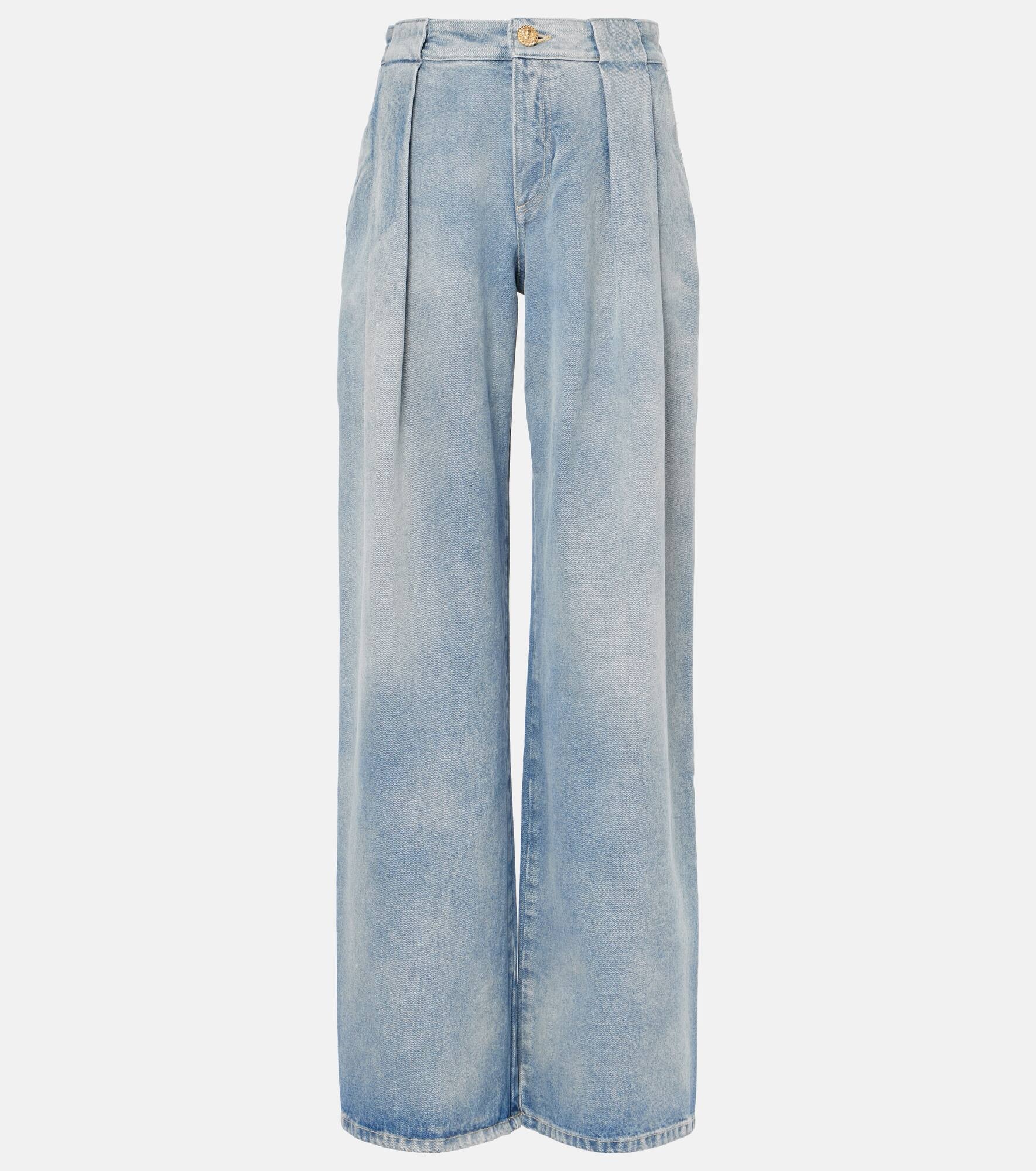 High-rise wide-leg jeans - 1