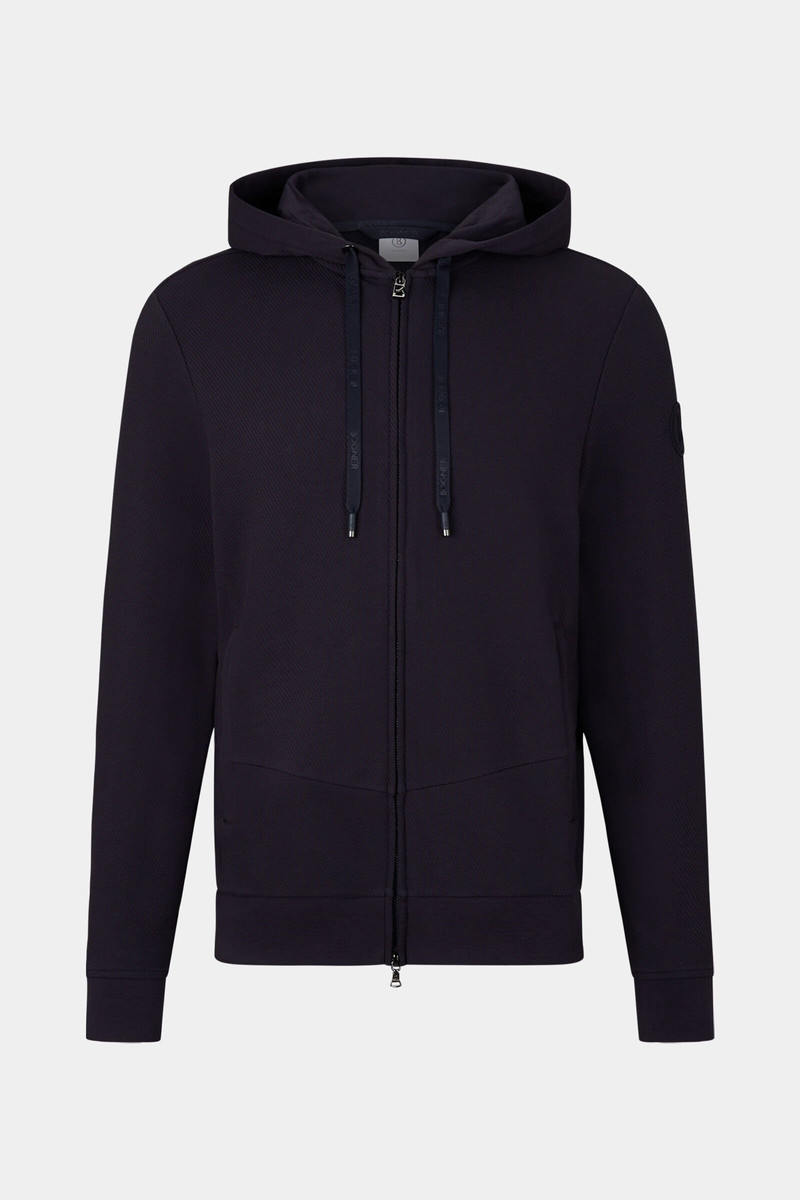 Bryson Sweatshirt jacket in Navy blue 1
