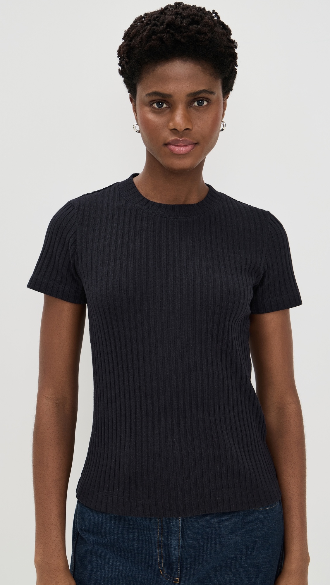 Rib Crew Neck - 6