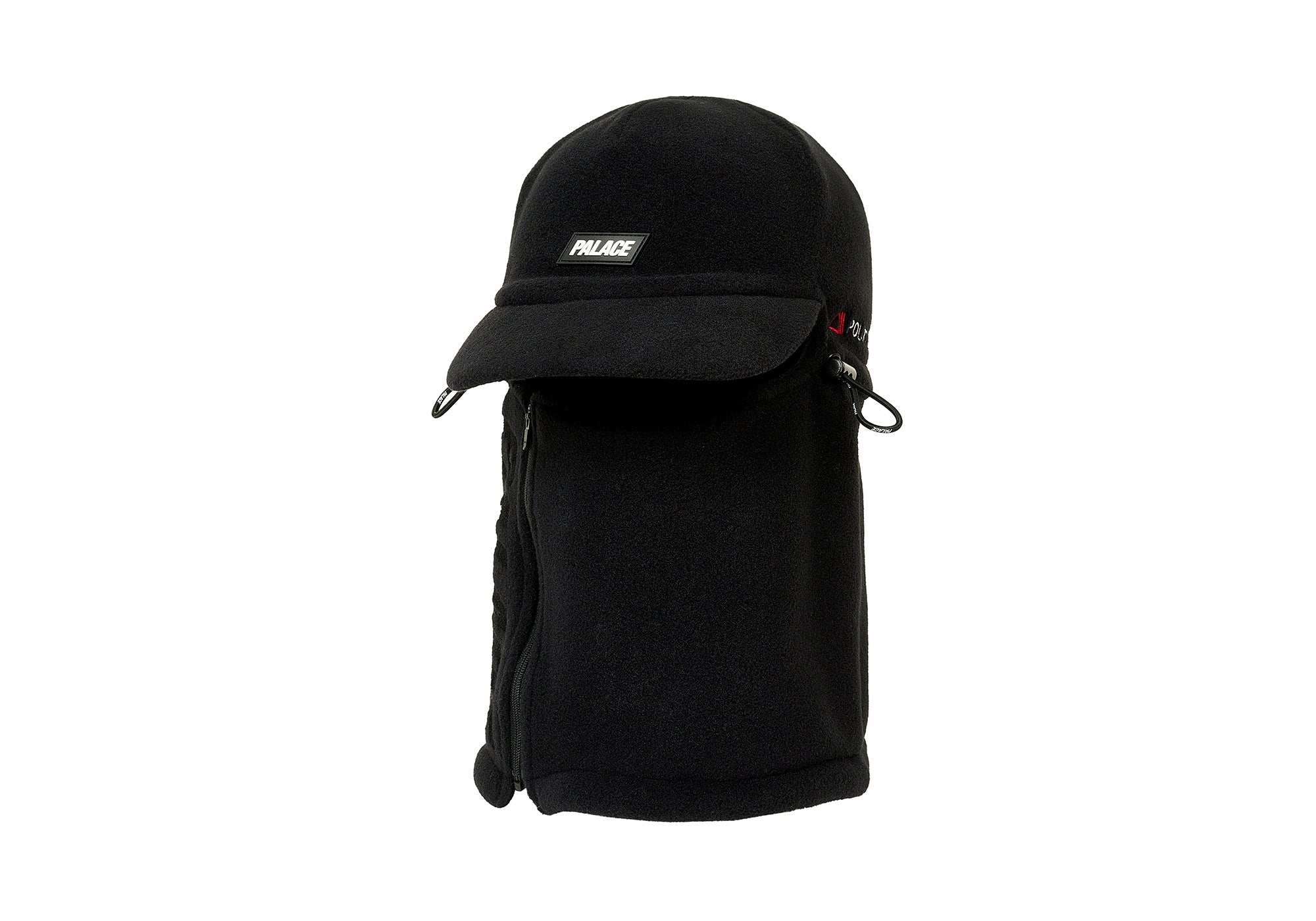 帽子 PALACE Polartec Peaked Face Warmer PALACE POLARTEC PEAKED FACE WARMER BLACK | REVERSIBLE