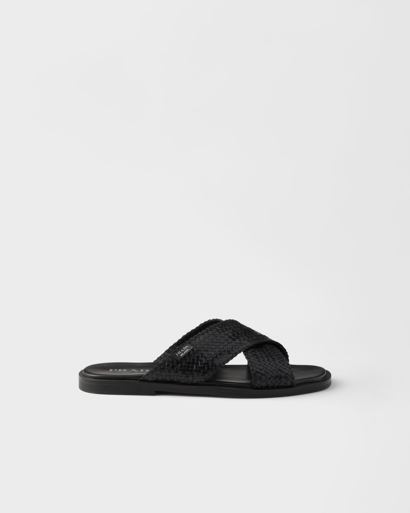 Prada Crisscross slides outlook