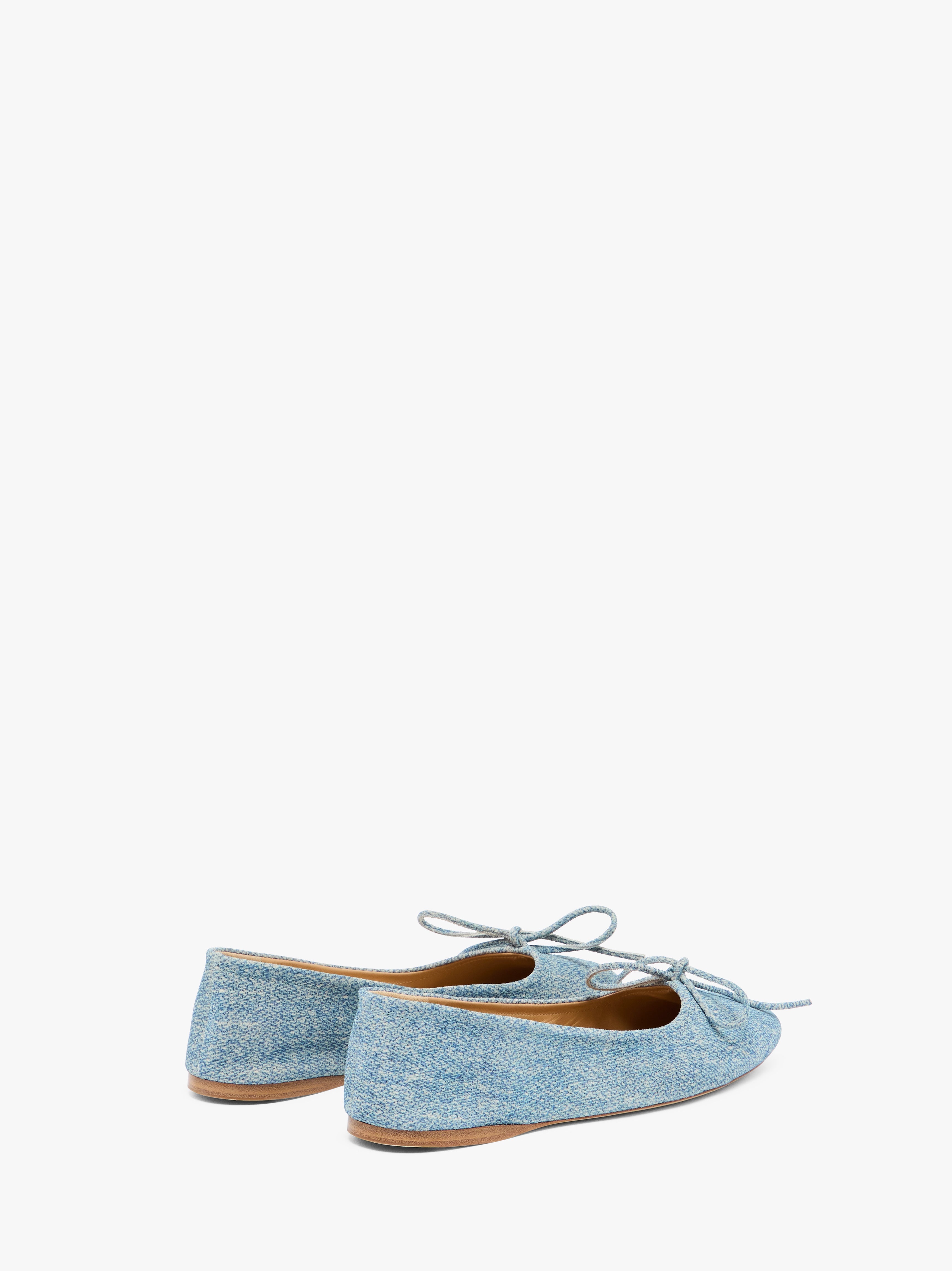 ROUND-TOE SUEDE BALLERINAS - 3