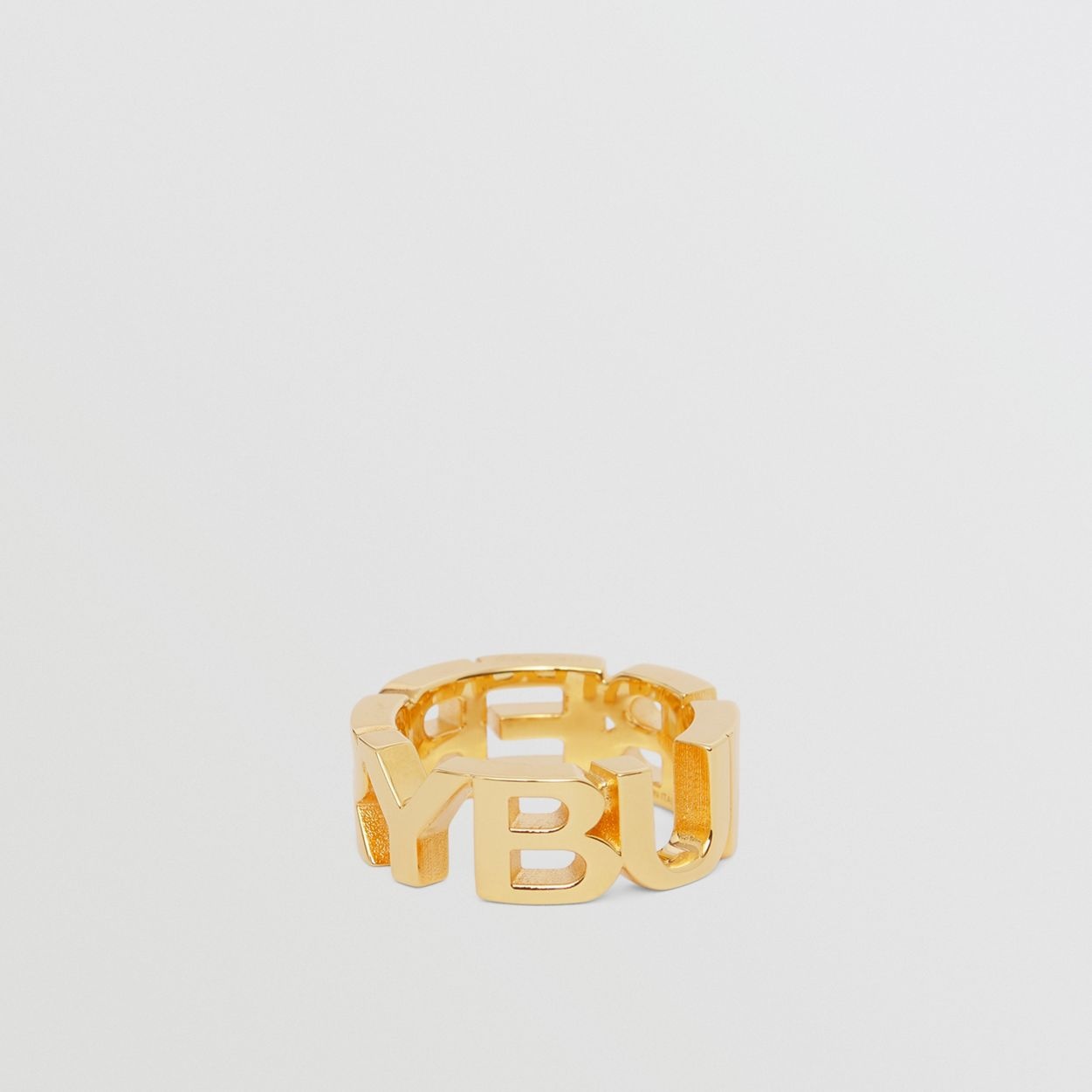 Gold-plated Logo Ring - 4