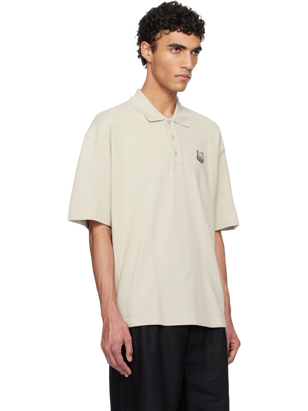 Off-White Bold Fox Patch Oversize Polo - 2