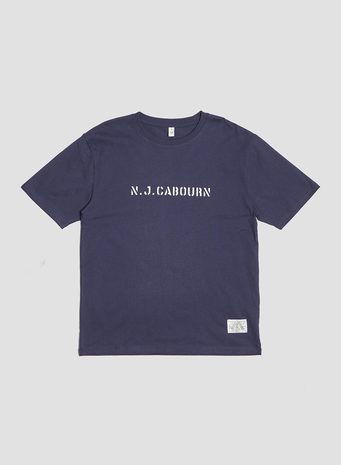 Cabourn Stencil Tee in Navy - 1
