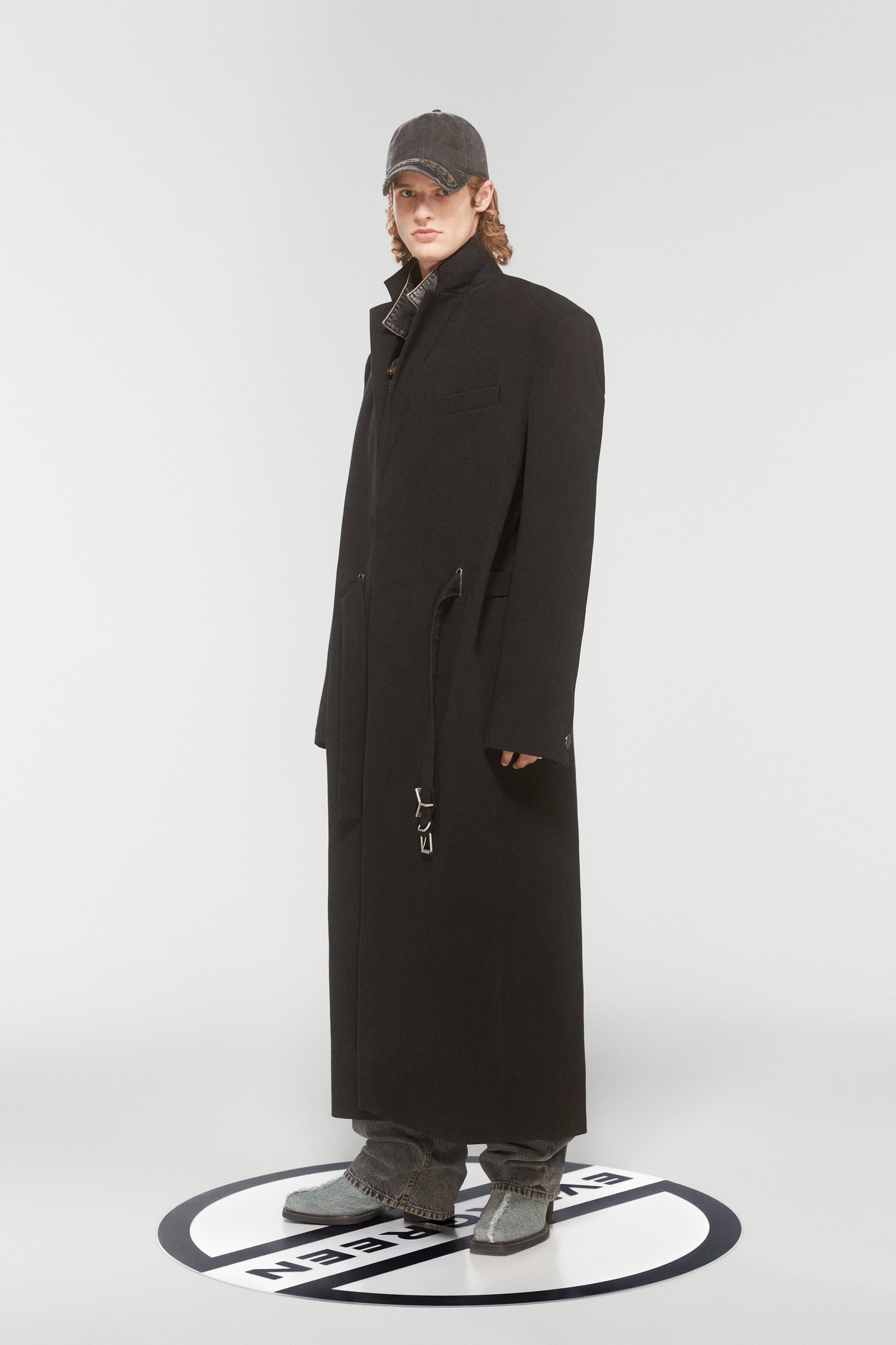 EVERGREEN Y BELT COAT - 4