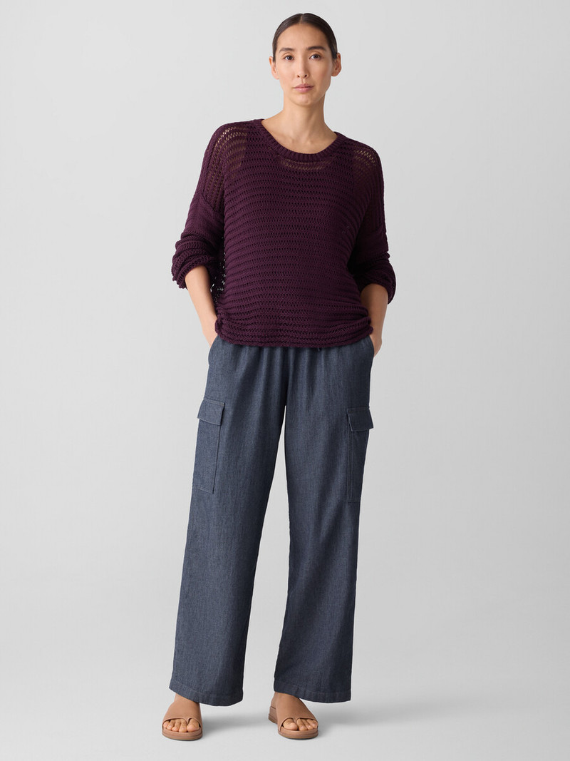 Peruvian Organic Cotton Cord Crew Neck Top 3