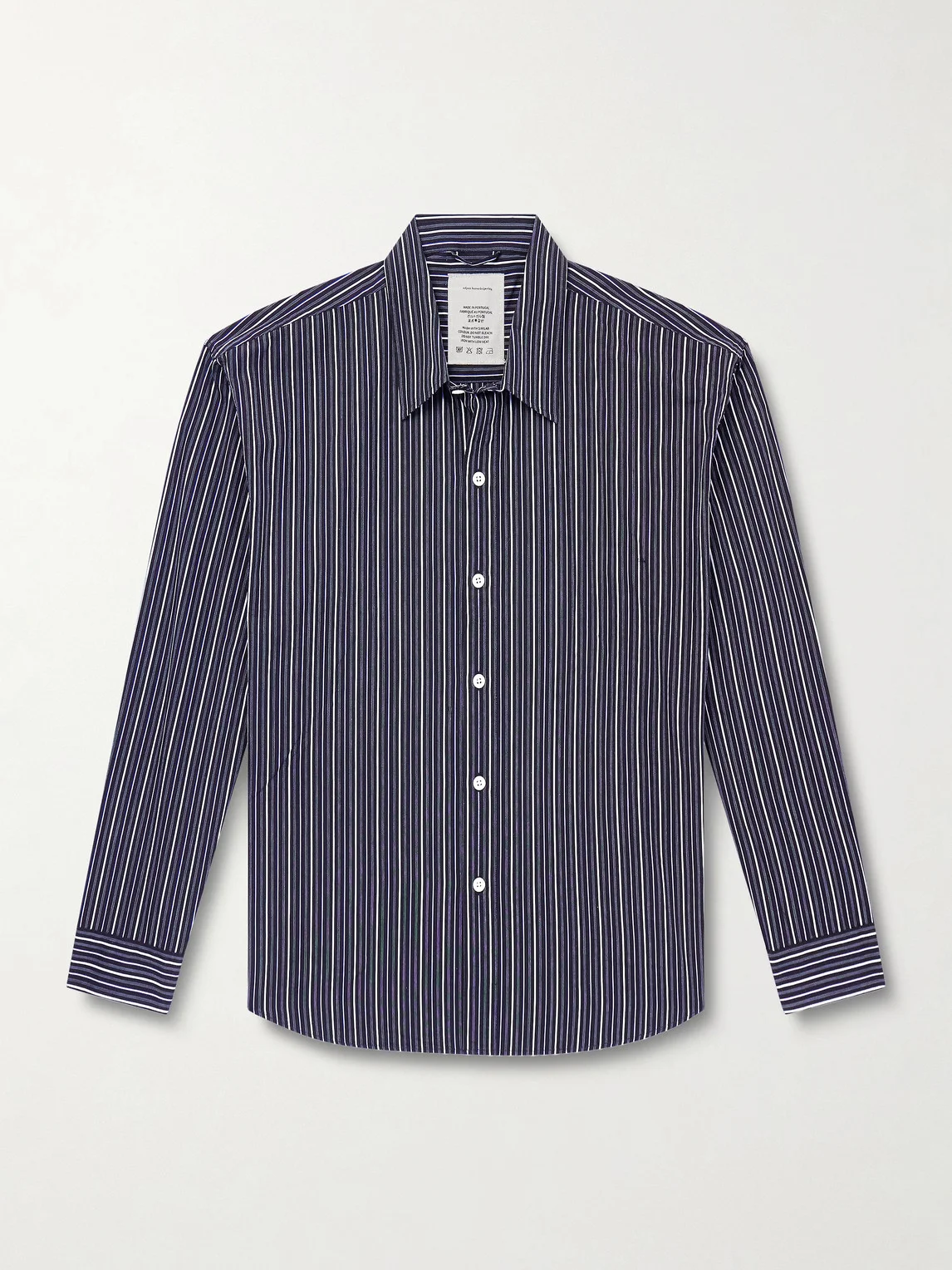 Exact Striped Cotton-Poplin Shirt - 1