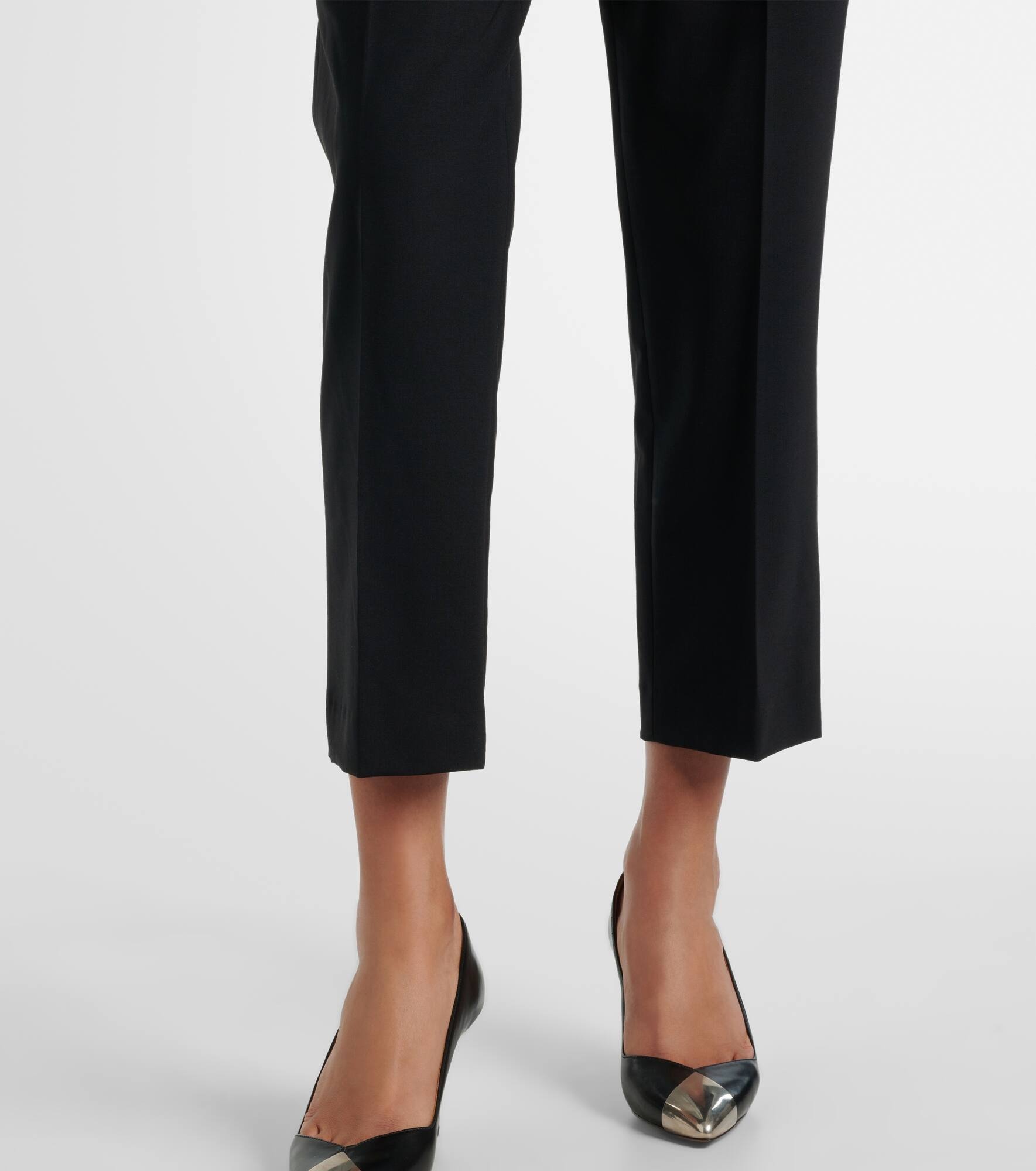Wool-blend straight pants - 5