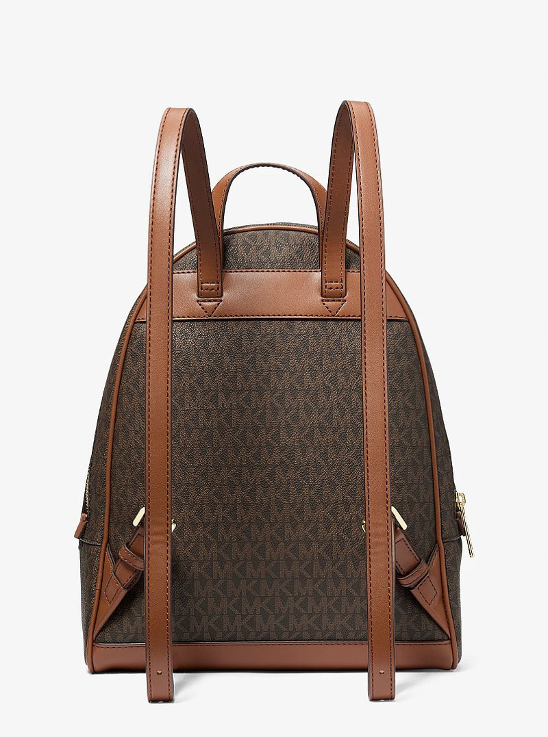 Rhea Medium Signature Logo Backpack 3