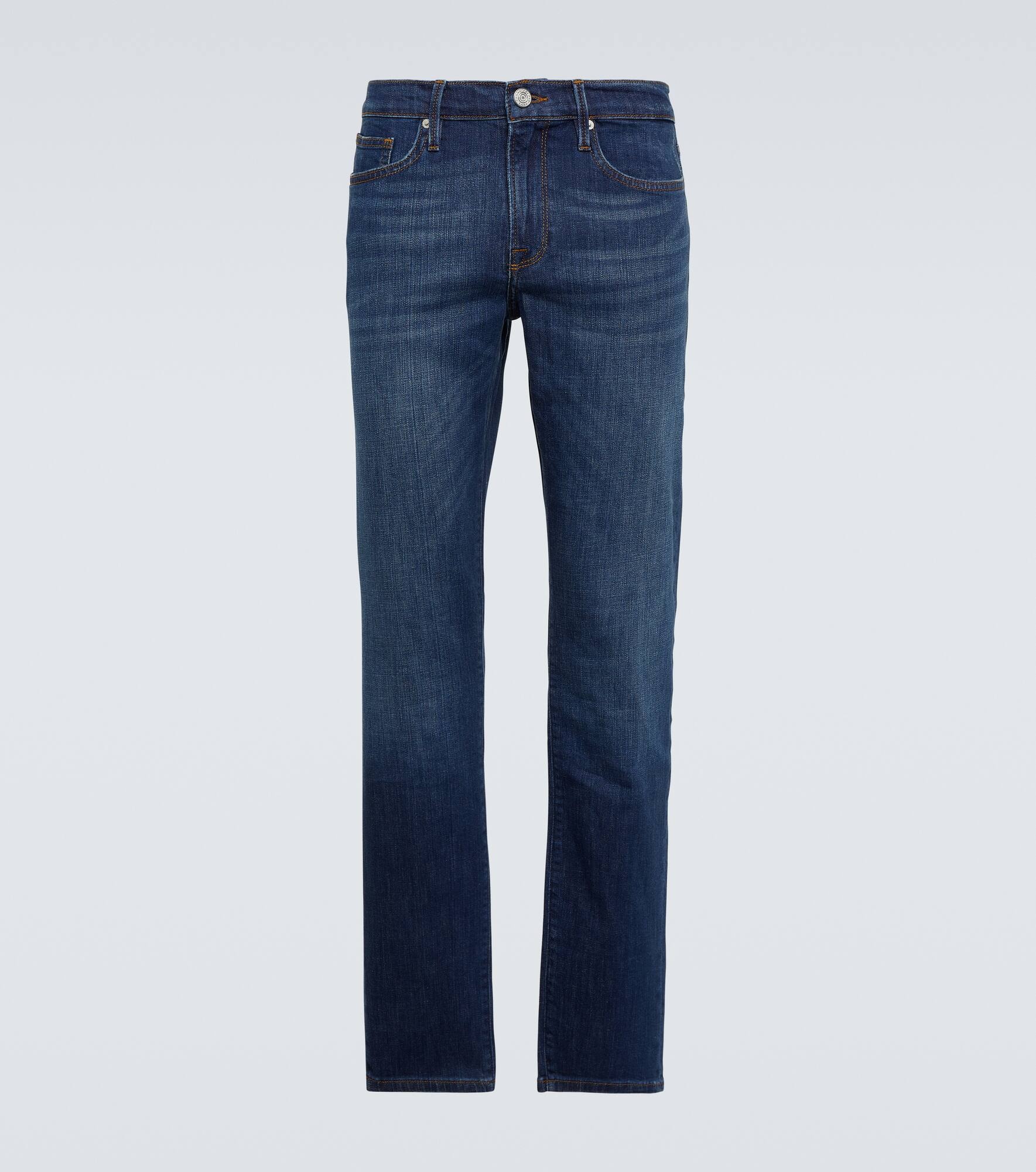 L'Homme mid-rise slim jeans - 1