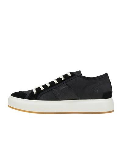 Stone Island S0340 LEATHER SHOES BLACK outlook