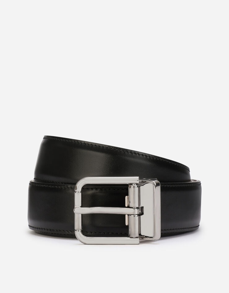 Brushed calfskin belt - 1