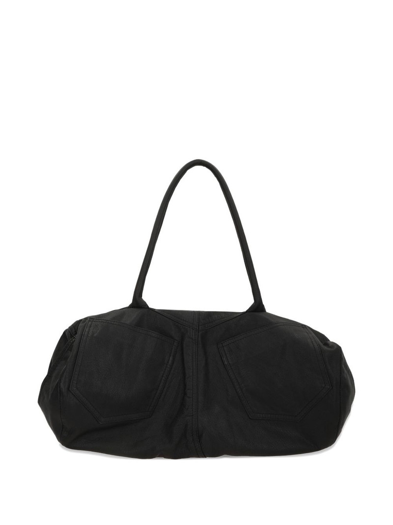 pocket leather shoulder bag 1