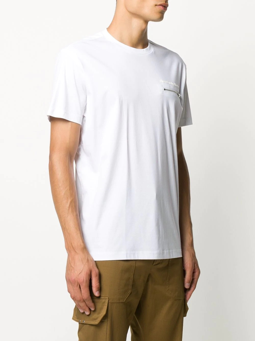 zip pocket T-shirt - 3