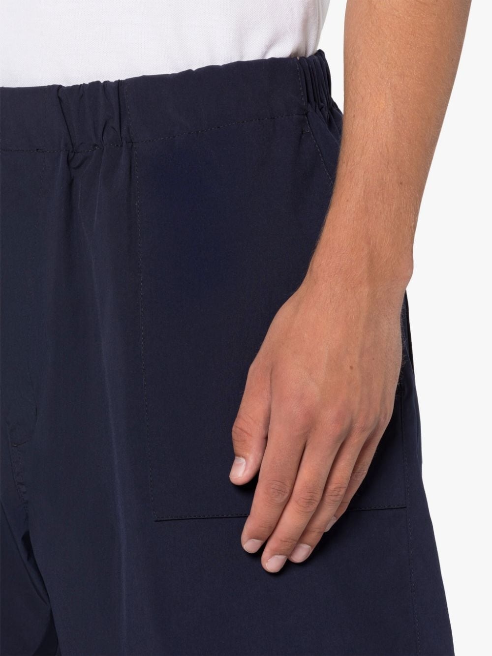 PLAIN CAPTAIN NAVY ECO DRY SHORTS - 5