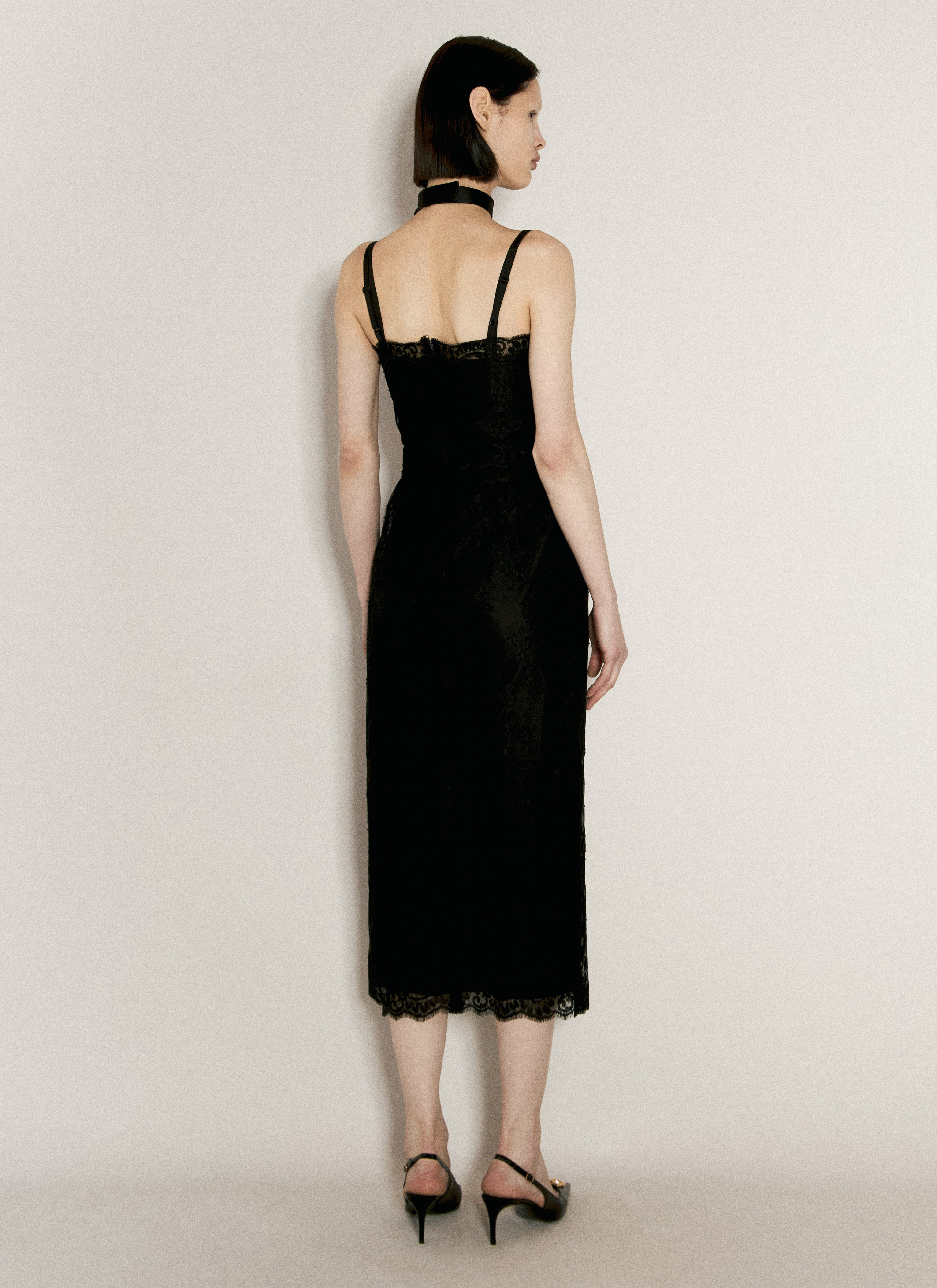 Dolce & Gabbana Women Lace Slip Dress - 2