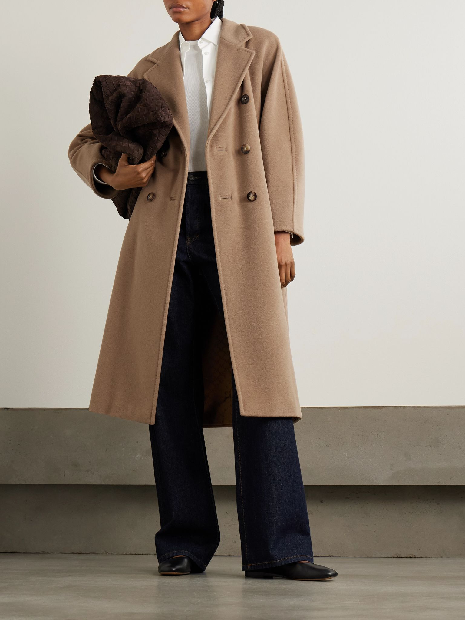 Madame 101801 Icon double-breasted wool and cashmere-blend coat Camel - 2
