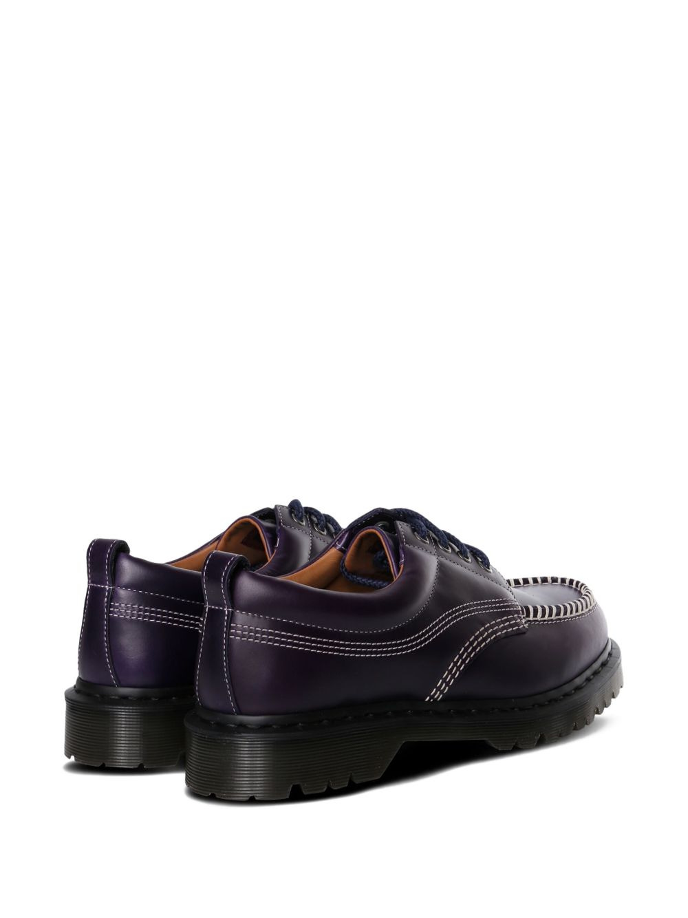 Lowell contrast-stitch leather brogues - 3