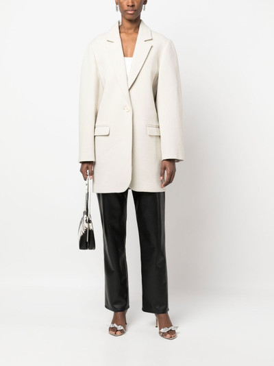 Isabel Marant V-neck single-button coat outlook