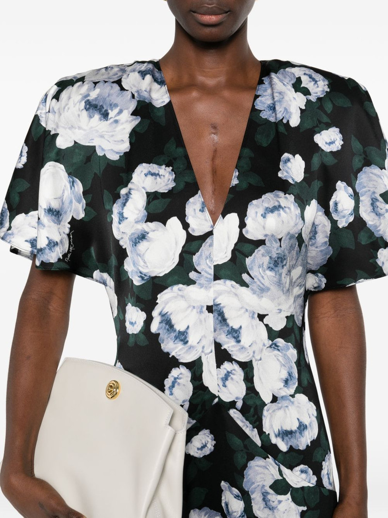 Envers V-neck floral midi dress 5